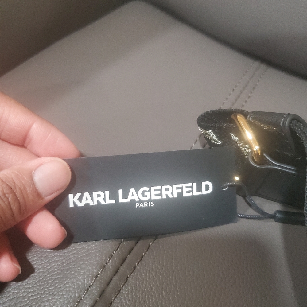 Karl Lagerfeld Paris Black Crossbody Bag  LH2EZ567 NWT - Picture 6 of 7